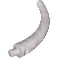 Animal Body Part / Plant, Tail / Claw / Horn / Branch / Tentacle, End Section in Pearl Light Gray