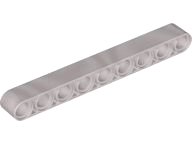 Technic Beam 1 x 9 Thick in Pearl Light Gray