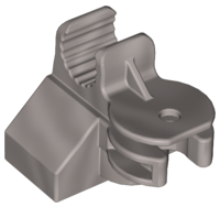 Duplo Digger Bucket Arm Holder, Pivot Joint in Pearl Light Gray