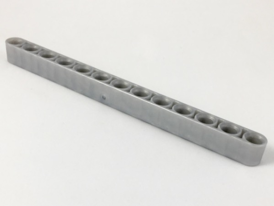 Technic Beam 1 x 13 Thick in Pearl Light Gray