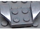 Mudguard 2 x 4 with 2 x 2 Studs and Flared Wings in Pearl Light Gray