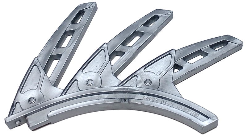 Large Figure Weapon, Back Blades, Trapezoidal Holes (Rahkshi Turahk) in Pearl Light Gray