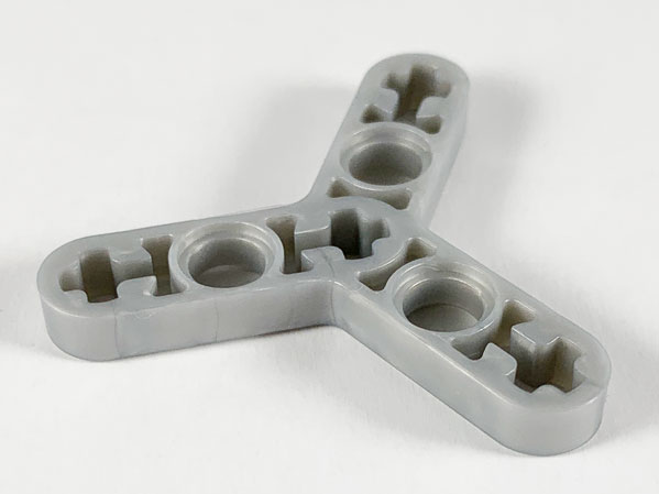Technic Beam Rotor 3 Blade Thin in Pearl Light Gray