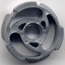 Large Figure Weapon, Matoran Kolhii Disc / Ball in Pearl Light Gray
