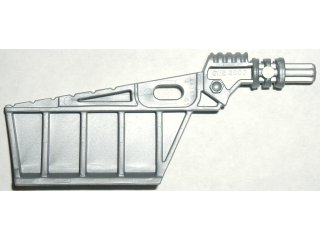 Large Figure Hockey Stick with Axle [Solid Blade] in Pearl Light Gray