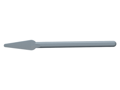 Weapon Pike / Spear Round End in Pearl Light Gray