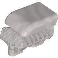 Technic Engine Tunable, Block with Trapezoidal Air Scoop in Pearl Light Gray