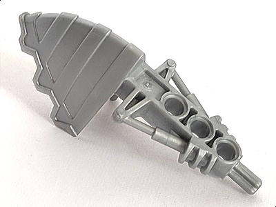 Large Figure Weapon Claw, Earthshock Drill in Pearl Light Gray