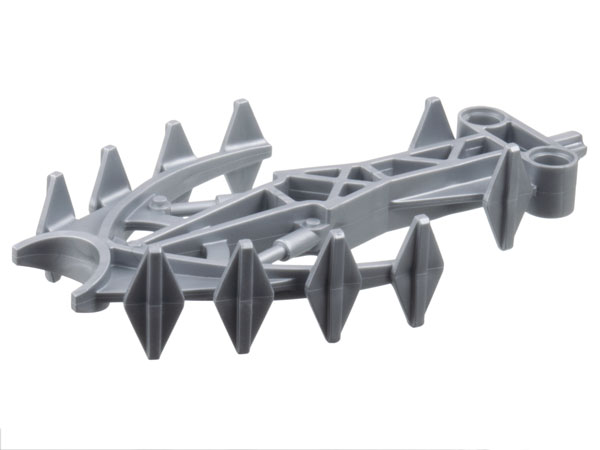 Large Figure Weapon Spike, Crystal in Pearl Light Gray