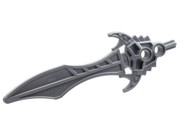 Large Figure Weapon Sword, Vladek (Series 1) in Pearl Light Gray