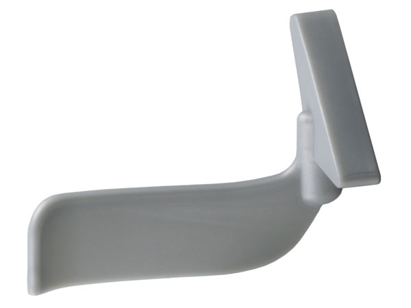 Sports Hockey Stick from McDonald's Sports Sets - Right Side in Pearl Light Gray