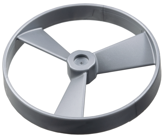 Large Figure Spinner / Propeller without Code (Rhotuka) [Plain] in Pearl Light Gray