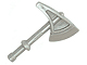 Duplo Axe / Tomahawk with Round Handle and Solid Bottom in Pearl Light Gray