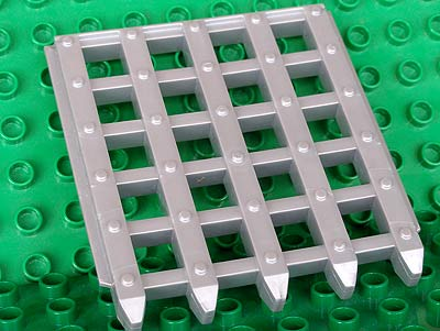 Duplo Door Sliding Grille 6 x 7 in Pearl Light Gray