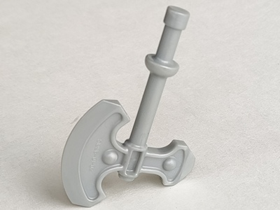 Duplo Broadaxe in Pearl Light Gray