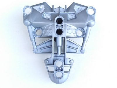 Large Figure Torso Cover, Armour, Toa Inika (Type 1) in Pearl Light Gray