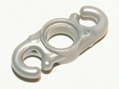 Large Figure Accessory, Chain Link Section in Pearl Light Gray