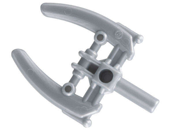 Weapon Blade, Double (Piraka Hakann) in Pearl Light Gray