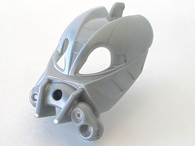 Large Figure Mask Tryna in Pearl Light Gray