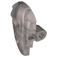 Large Figure Torso Cover / Back Plate (Hydruka Morak) in Pearl Light Gray