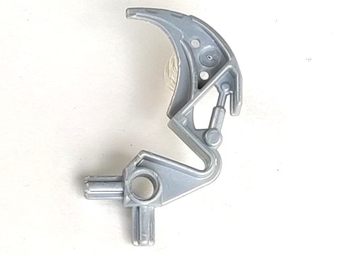 Large Figure Weapon Claw, Barraki Mantax Pincer in Pearl Light Gray