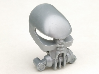 Large Figure Mask Hydraxon in Pearl Light Gray