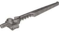Large Figure Weapon Blade, Blizzard (Toa Kopaka) in Pearl Light Gray