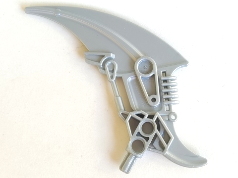 Large Figure Weapon Blade, Claw (Antroz) in Pearl Light Gray