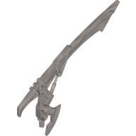 Large Figure Weapon Blade, Hook (Chirox) in Pearl Light Gray