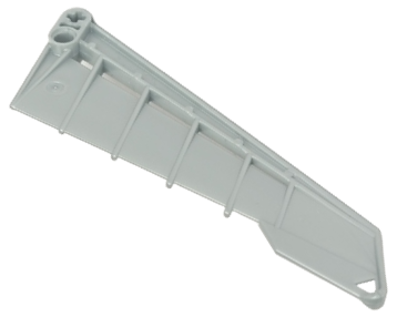 Large Figure Wing in Pearl Light Gray