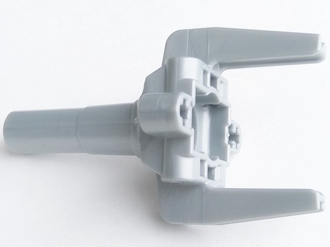 Large Figure Weapon Gun, Mistika Nynrah Ghost Blaster Body in Pearl Light Gray