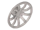 Wheel Cover 9 Spoke - 24mm D. in Pearl Light Gray