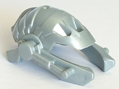 Large Figure Mask Cendox V1 / Kaxium V3 Flip Mask in Pearl Light Gray
