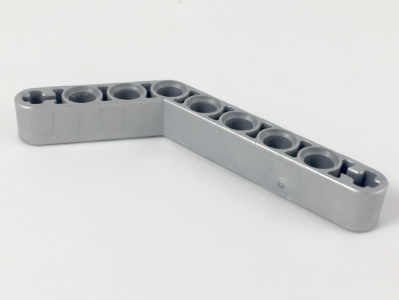 Technic Beam 1 x 9 Bent (6 - 4) Thick in Pearl Light Gray