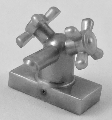 Tap 1 x 2 with Dual Handles in Pearl Light Gray