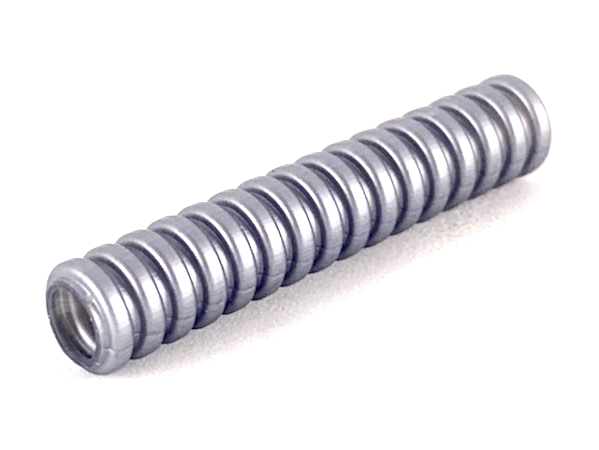 Hose, Ribbed 7mm D. 5L / 4.0cm in Pearl Light Gray
