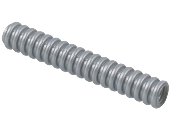 Hose, Ribbed 7mm D. 6L / 4.8cm in Pearl Light Gray