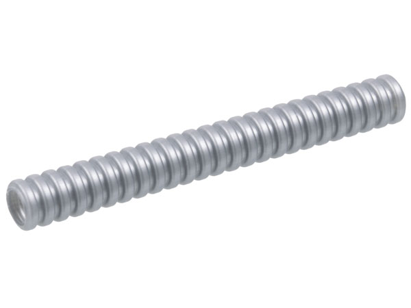 Hose, Ribbed 7mm D. 8L / 6.4cm in Pearl Light Gray