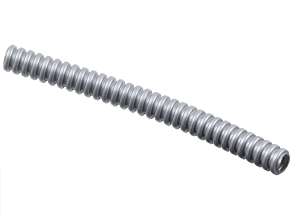 Hose, Ribbed 7mm D. 10L / 8.0cm in Pearl Light Gray