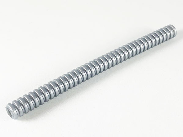 Hose, Ribbed 7mm D. 12L / 9.6cm in Pearl Light Gray