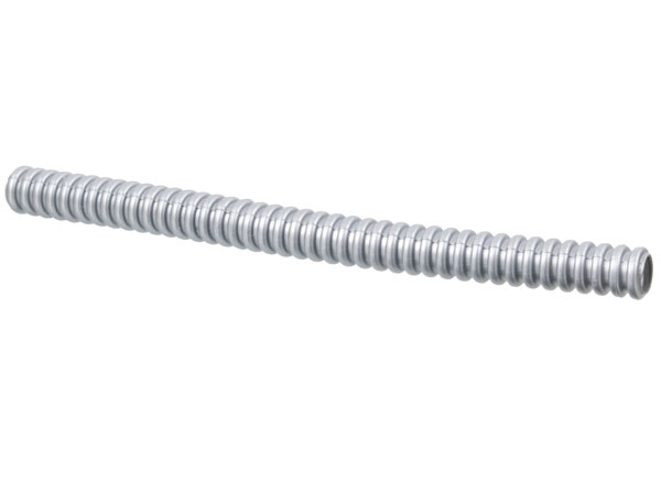 Hose, Ribbed 7mm D. 13L / 10.4cm in Pearl Light Gray