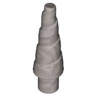Creature Body Part, Horn (Unicorn) in Pearl Light Gray
