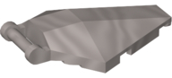 Windscreen 6 x 4 x 1 Hexagonal with Handle in Metallic Silver