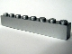 Brick 1 x 8 in Metallic Silver
