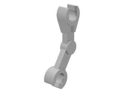 Arm Mechanical with 2 Clips [Battle Droid] in Metallic Silver