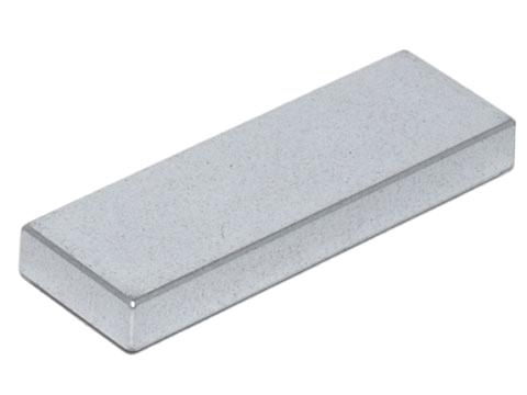 Tile 1 x 3 in Metallic Silver