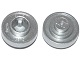 Sports Barbell Weight in Metallic Silver