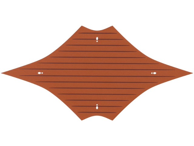 Sail for Jabba's Sail Barge in Dark Orange
