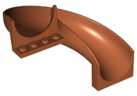 Slide Curved 180° in Dark Orange