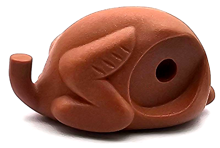 Food Turkey Body, Straighter Neck in Dark Orange